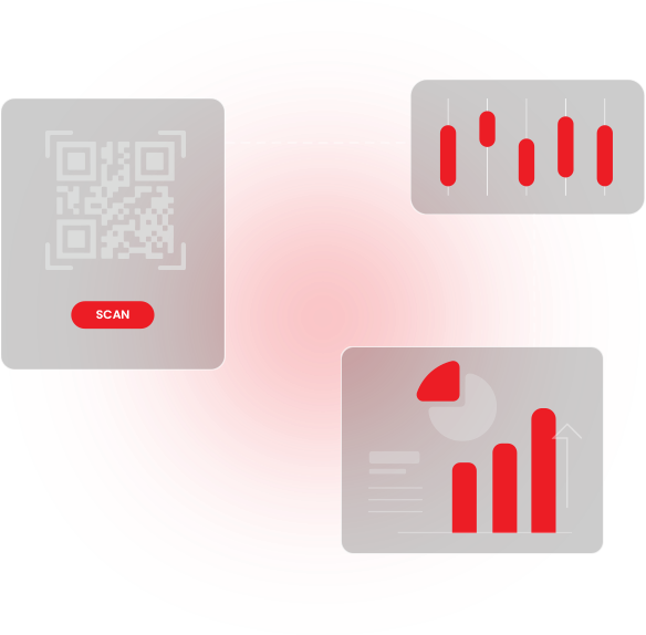 the woman looks at the phone